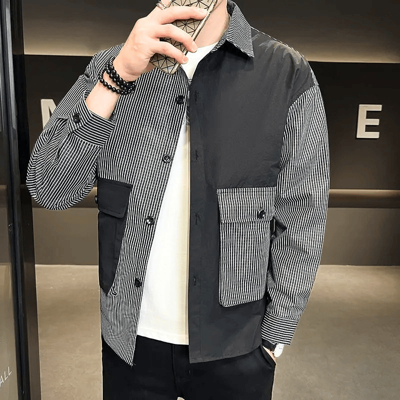 Camden Patchwork Shirt Jacket