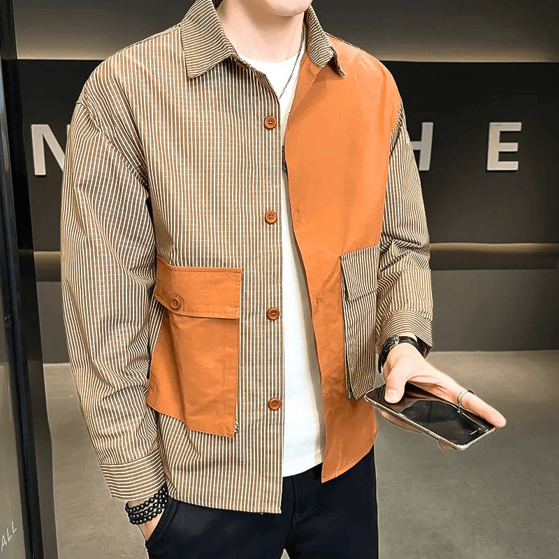 Camden Patchwork Shirt Jacket
