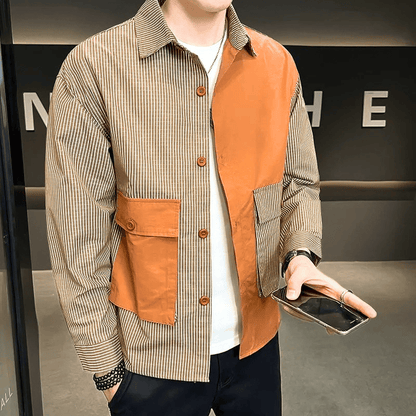 Camden Patchwork Shirt Jacket