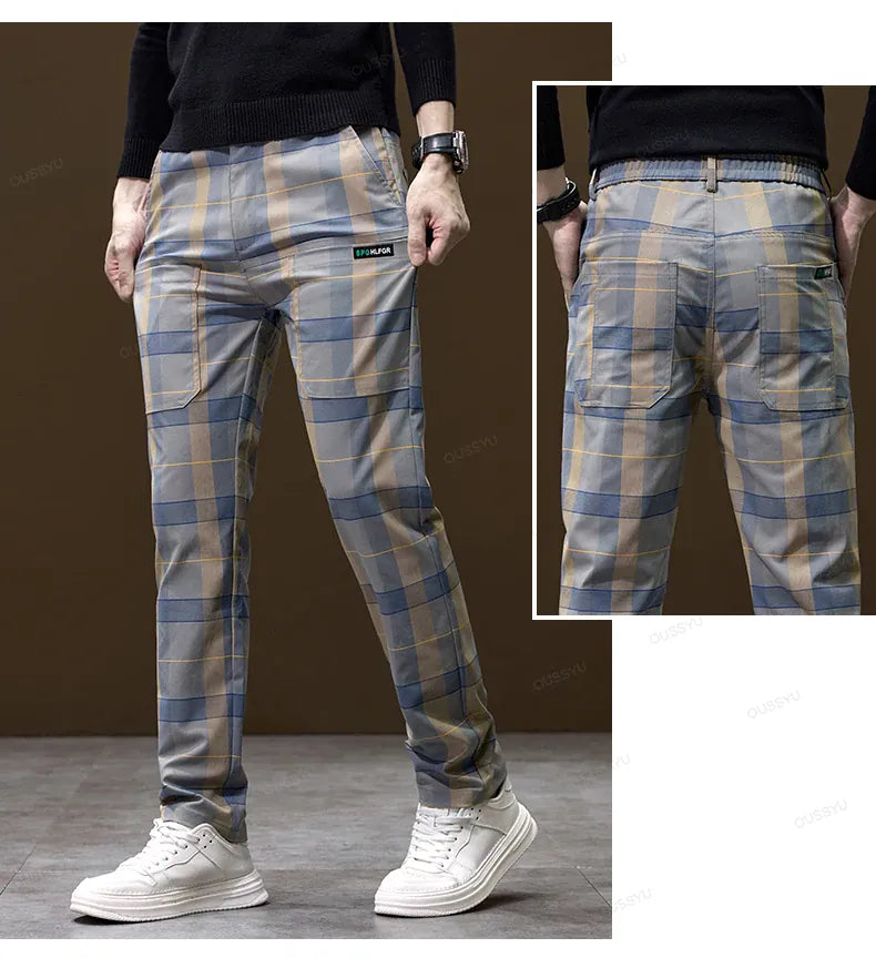 Westbridge Plaid Trousers